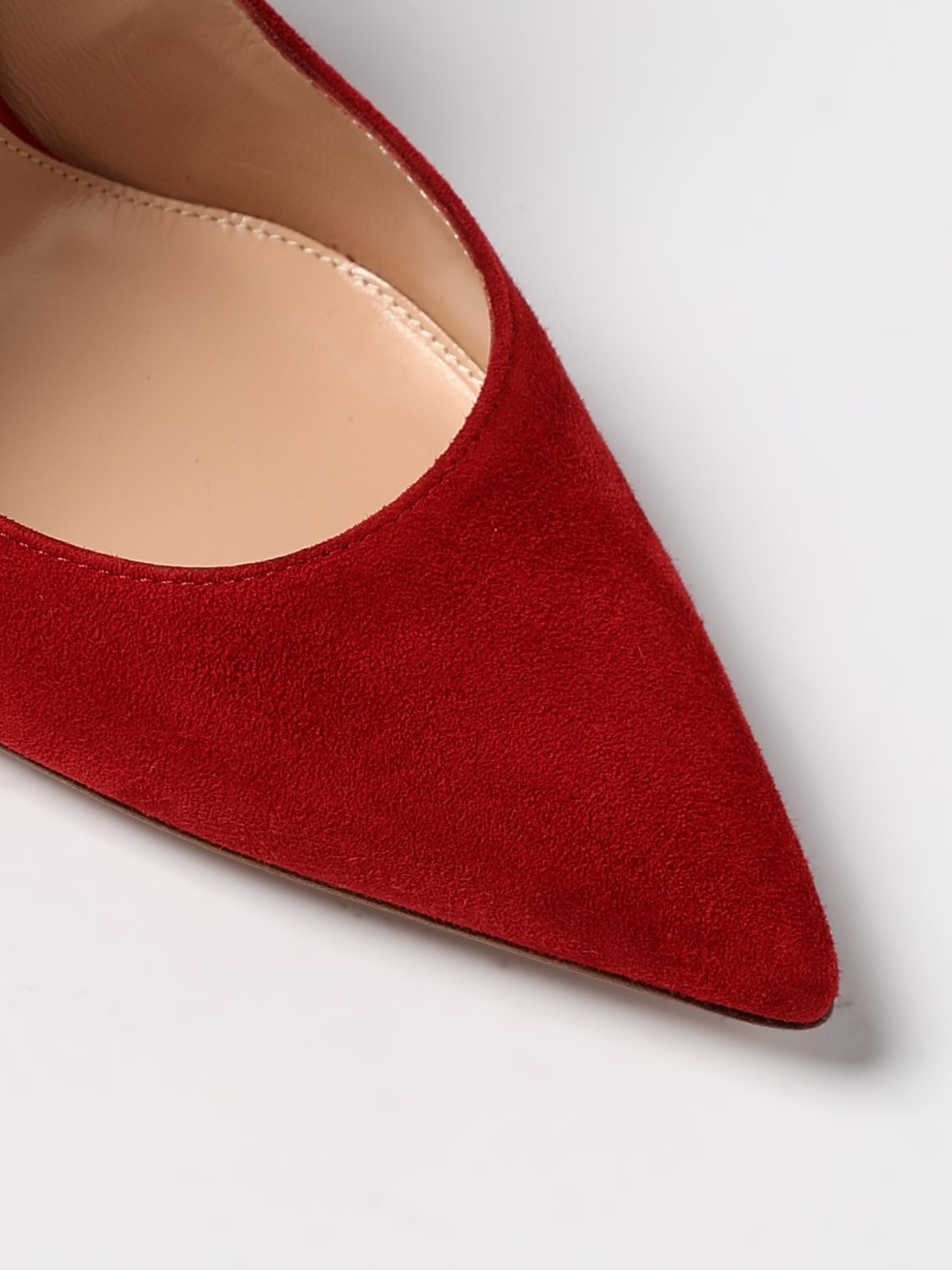 GIANVITO ROSSI ESCARPIN: Chaussures femme Gianvito Rossi, Rouge - Img 4
