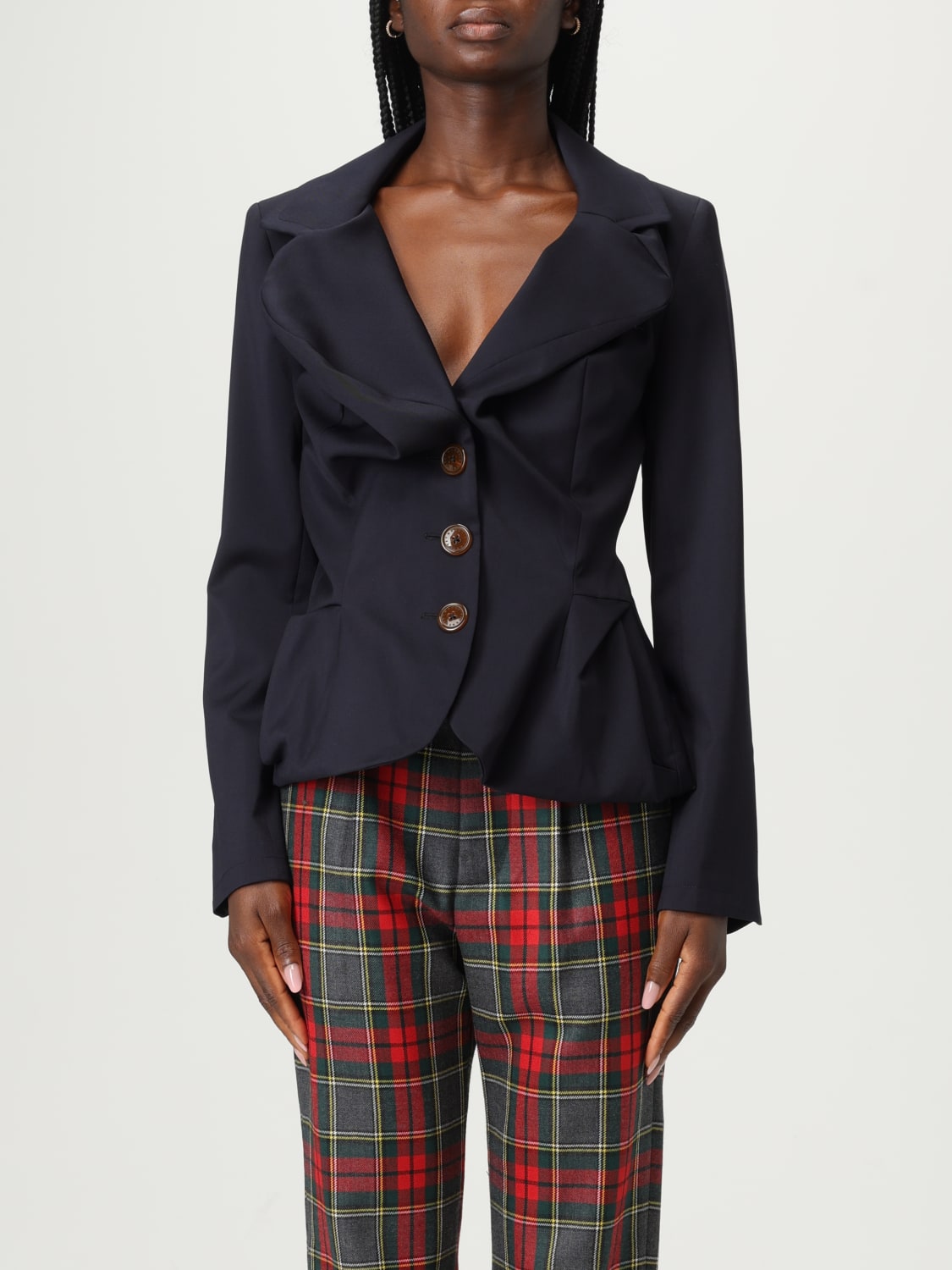 VIVIENNE WESTWOOD JACKET: Jacket woman Vivienne Westwood, Navy - Img 1