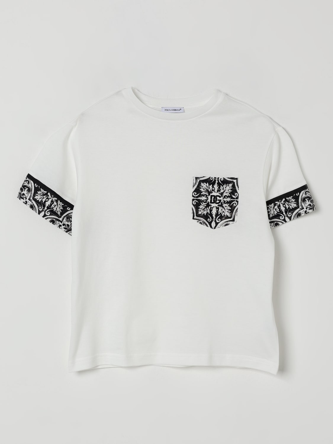 DOLCE & GABBANA T-SHIRT: T-shirt kids Dolce & Gabbana, Black - Img 1