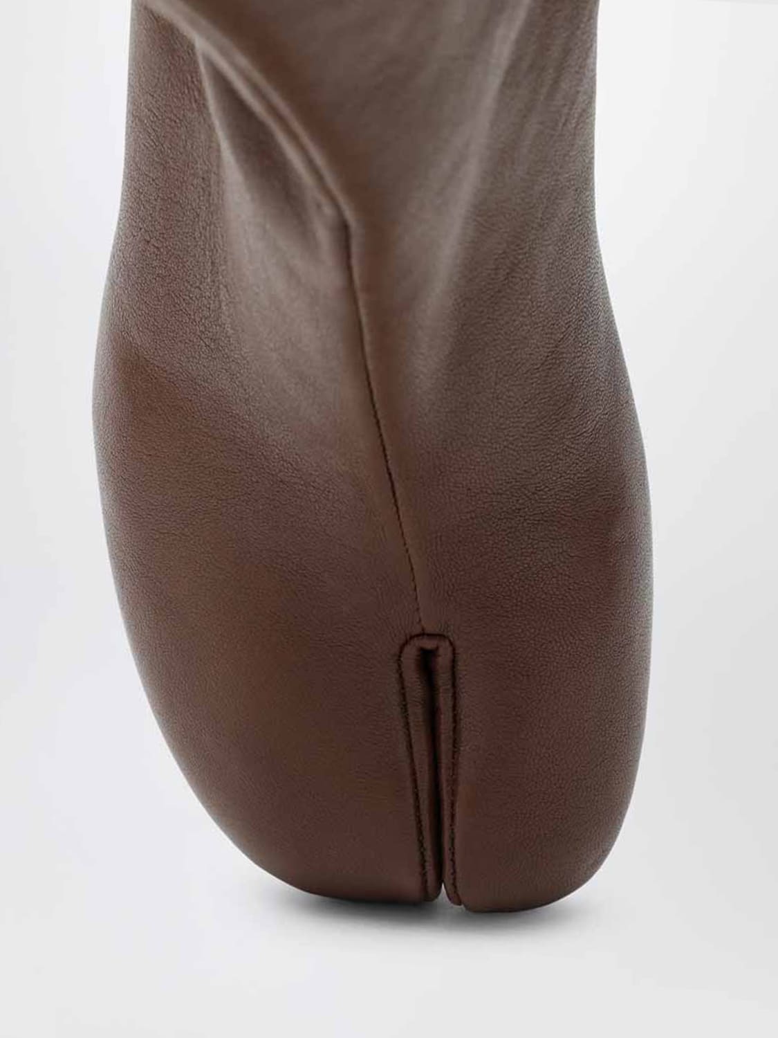 MAISON MARGIELA BOOTS: Flat ankle boots woman Maison Margiela, Coffee - Img 3