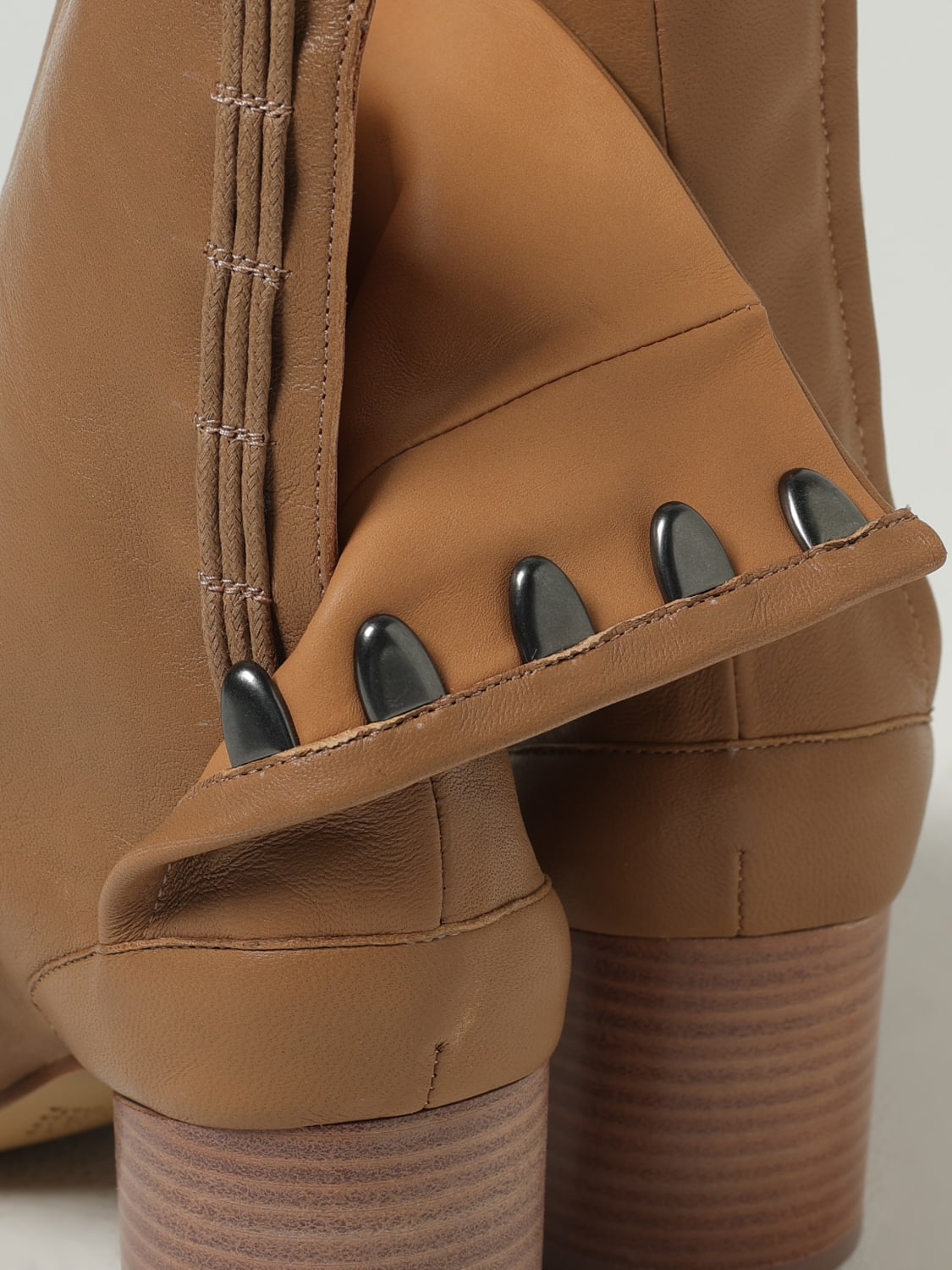 MAISON MARGIELA BOOTS: Flat ankle boots woman Maison Margiela, Safari - Img 4