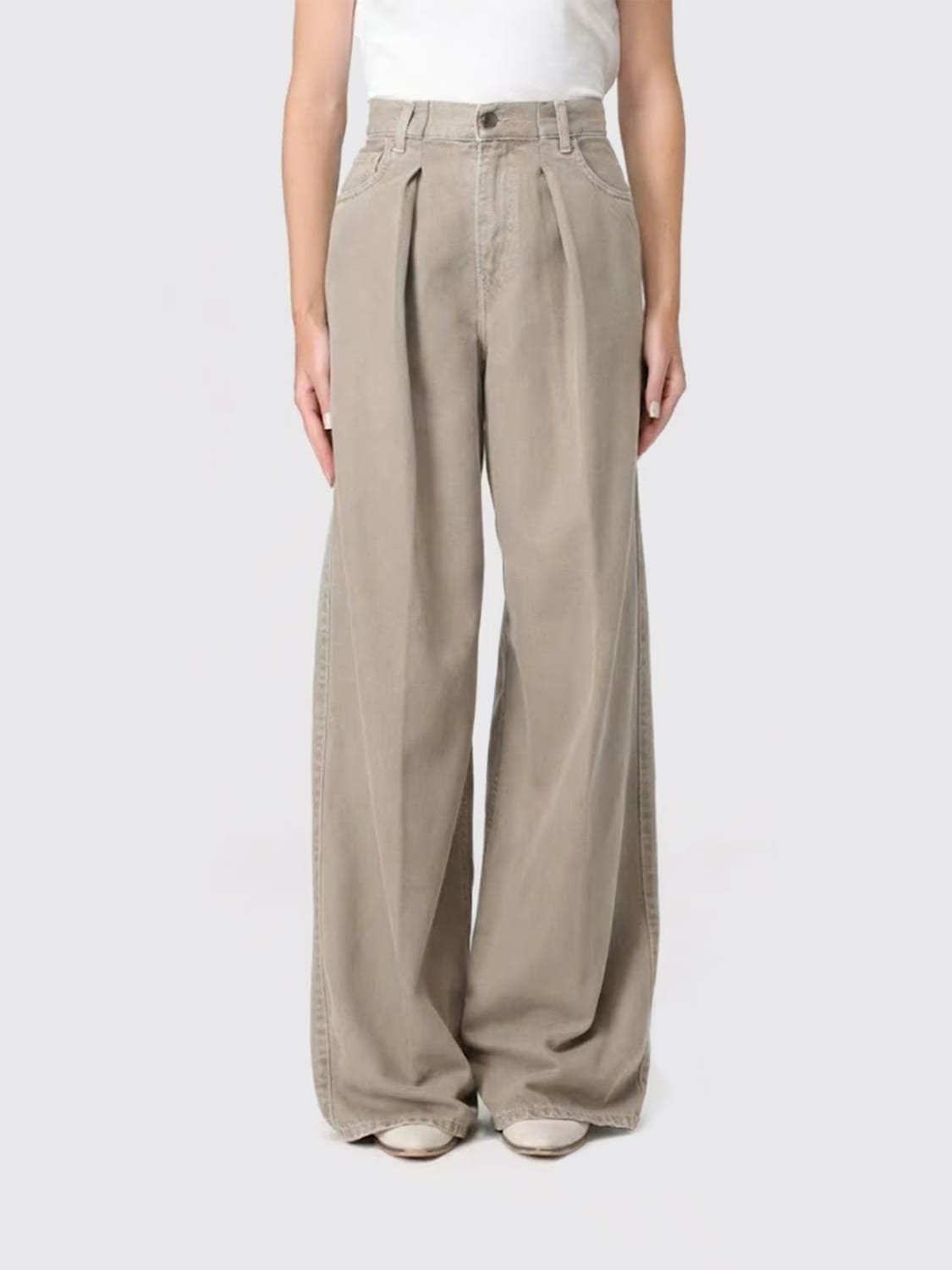 HAIKURE 牛仔裤: 牛仔裤 女士 Haikure, 白色 - Img 1