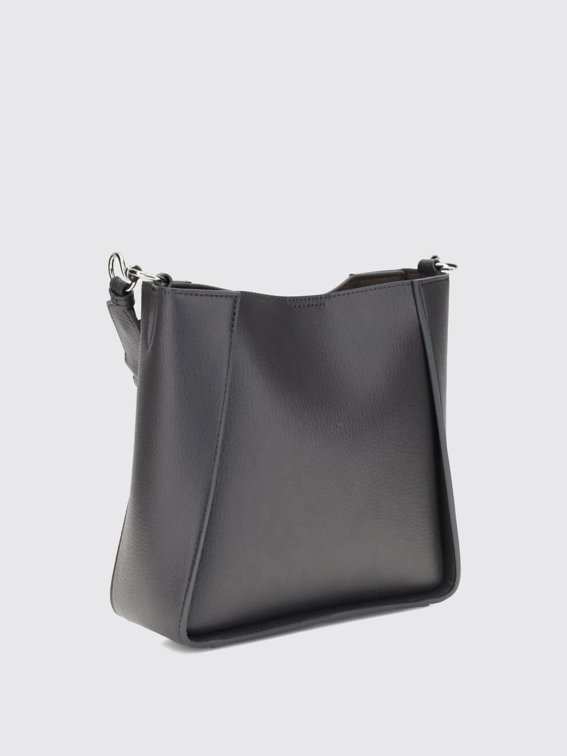 STELLA MCCARTNEY BORSA MINI: Borsa Stella McCartney in pelle sintetica a grana , Grigio - Img 2