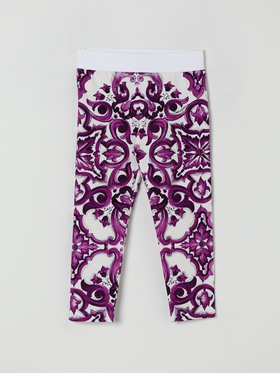 DOLCE & GABBANA PANTS: Pants kids Dolce & Gabbana, Violet - Img 1