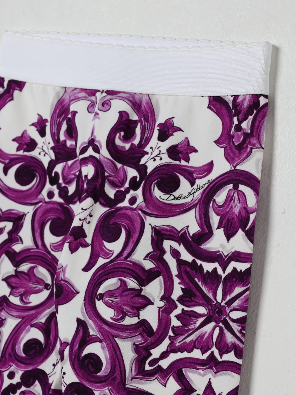 DOLCE & GABBANA PANTS: Pants kids Dolce & Gabbana, Violet - Img 3