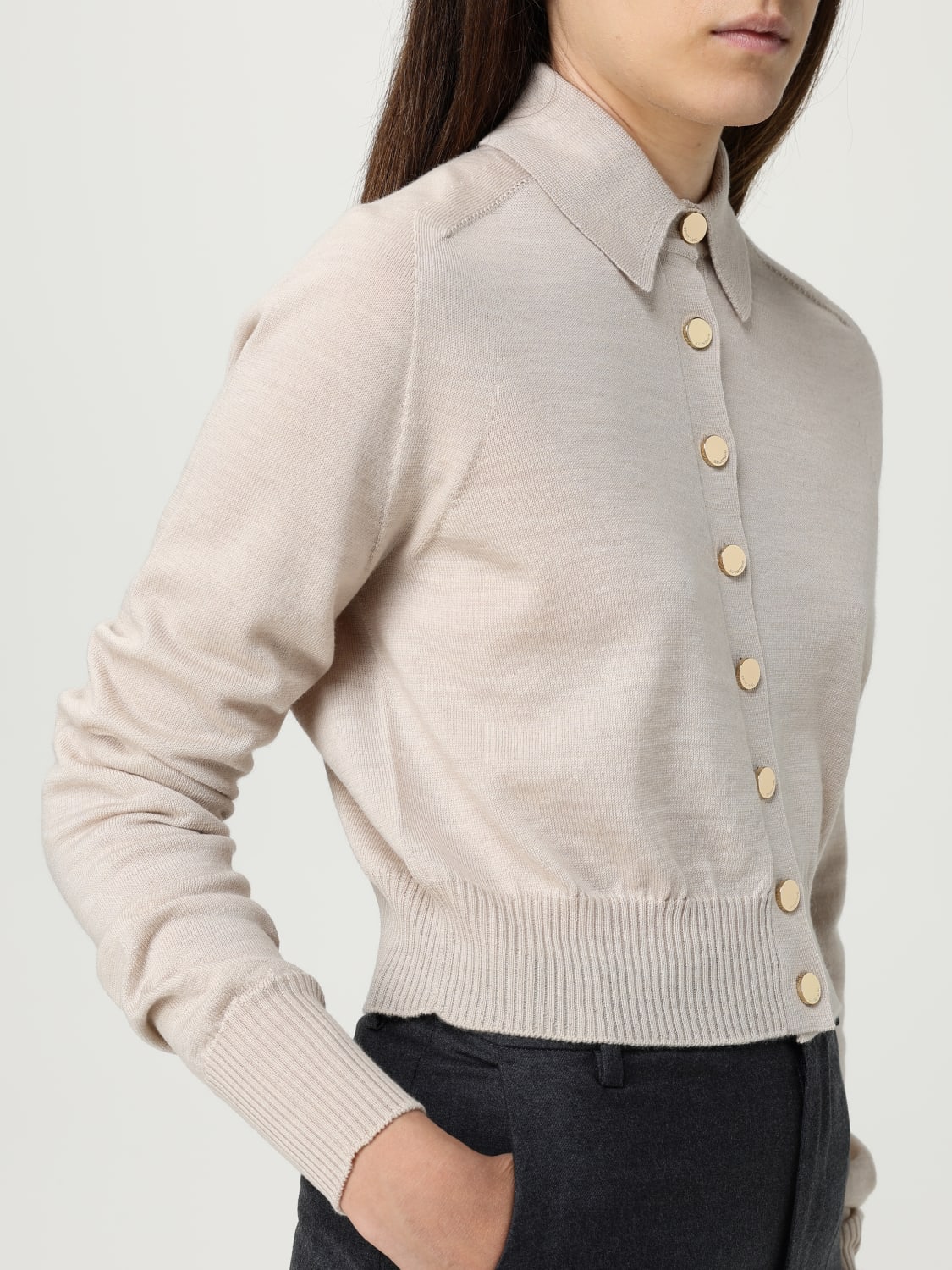 SPORTMAX SWEATER: Cardigan woman Sportmax, White - Img 4
