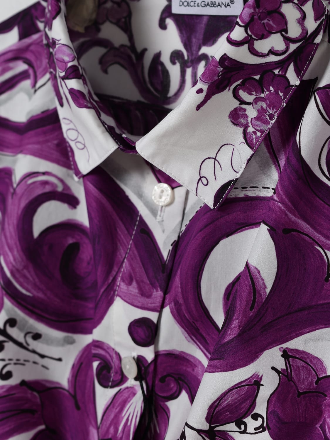 DOLCE & GABBANA SHIRT: Shirt kids Dolce & Gabbana, Violet - Img 3