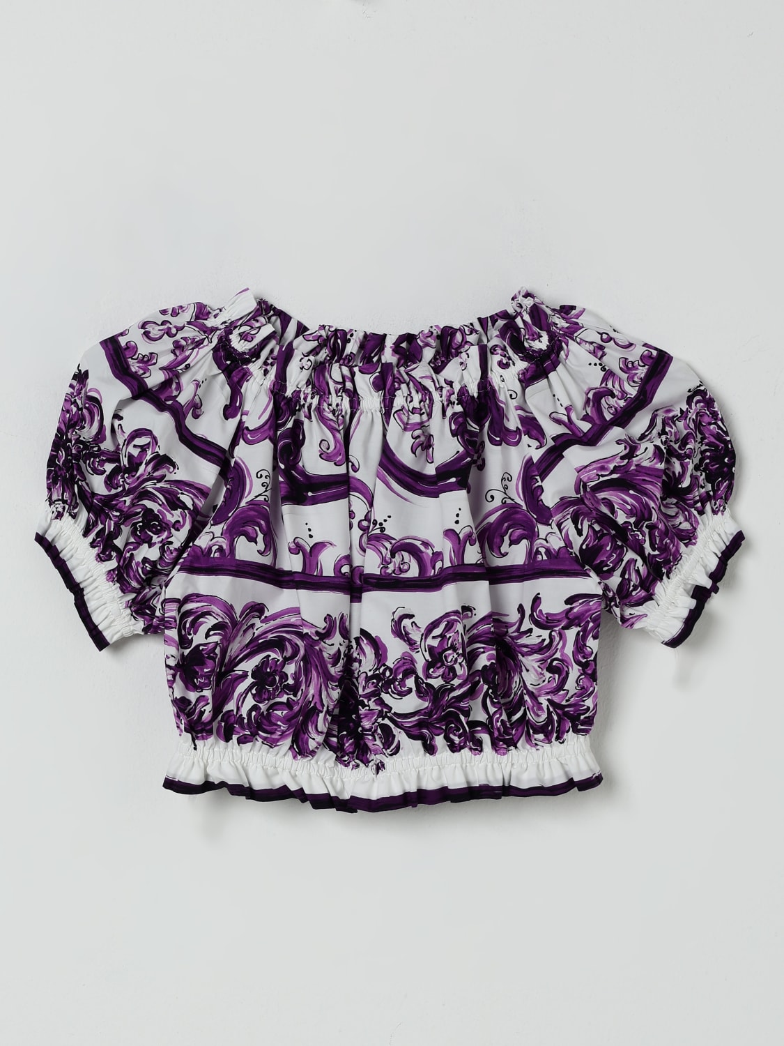 DOLCE & GABBANA TOP: Top kids Dolce & Gabbana, Violet - Img 1