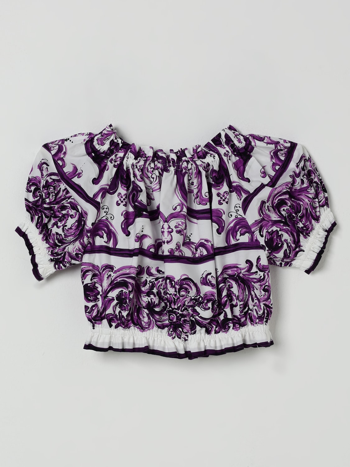 DOLCE & GABBANA TOP: Top kids Dolce & Gabbana, Violet - Img 2