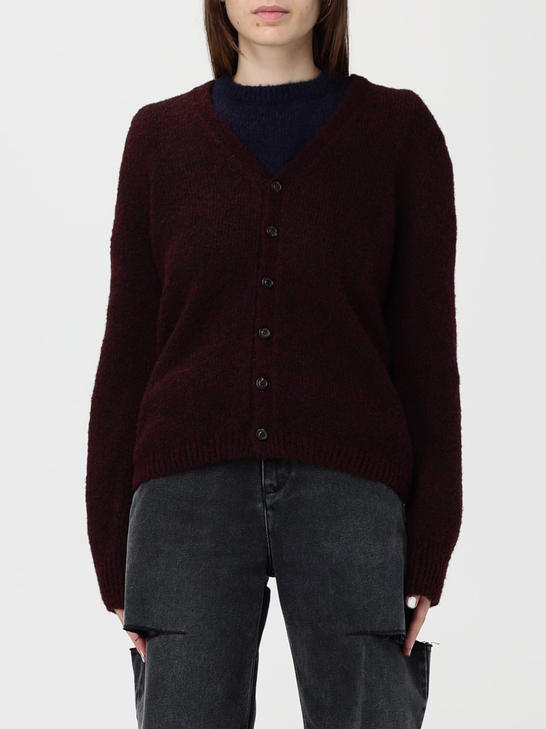 MAISON MARGIELA PULL: Pull femme Maison Margiela, Bleu - Img 1