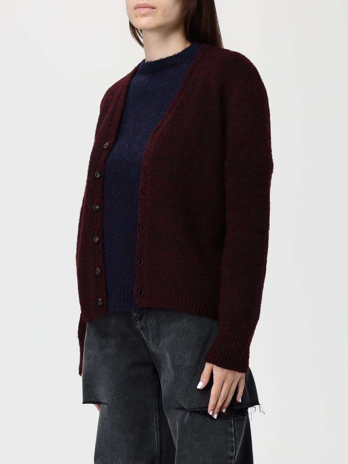 MAISON MARGIELA PULL: Pull femme Maison Margiela, Bleu - Img 4