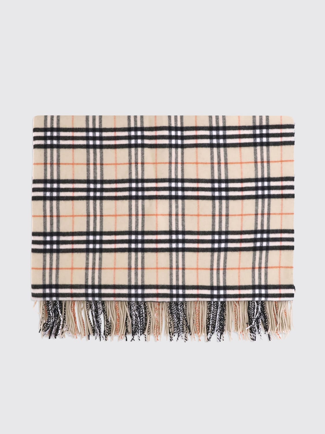 BURBERRY SCARF: Scarf woman Burberry, Sand - Img 2