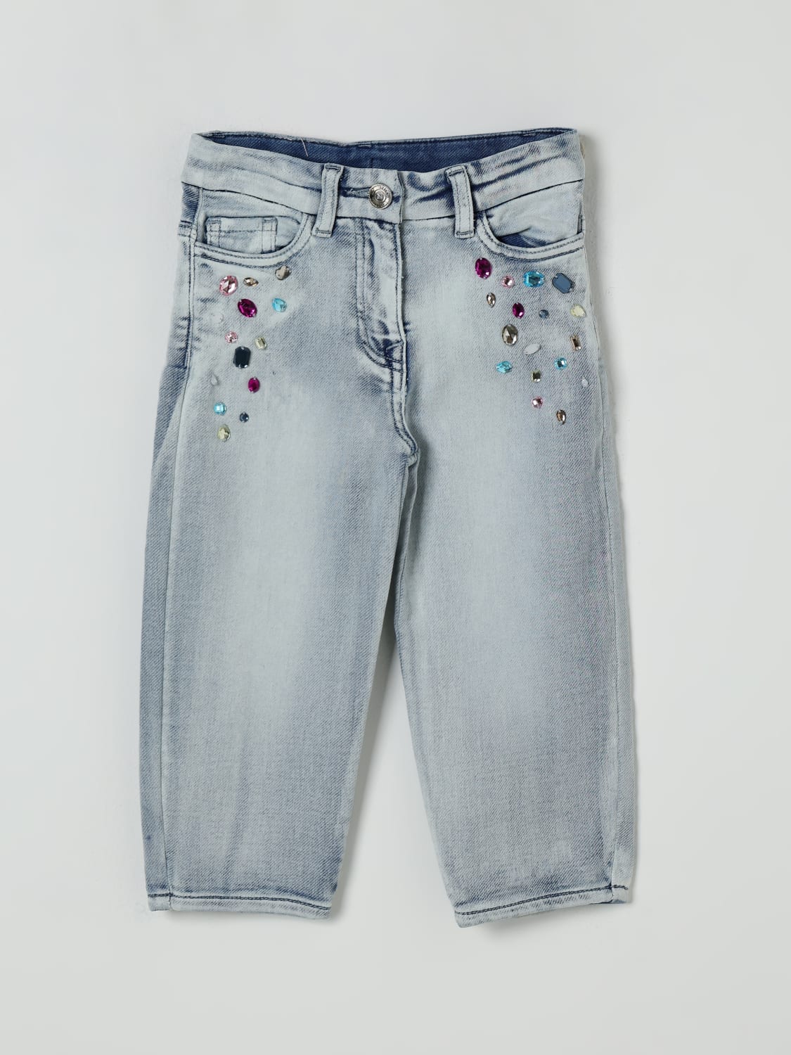 MONNALISA JEANS: Jeans kinder Monnalisa, Grau - Img 1