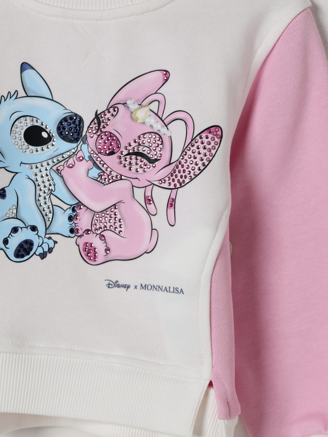 MONNALISA SWEATER: Sweater kids Monnalisa, Yellow Cream - Img 3