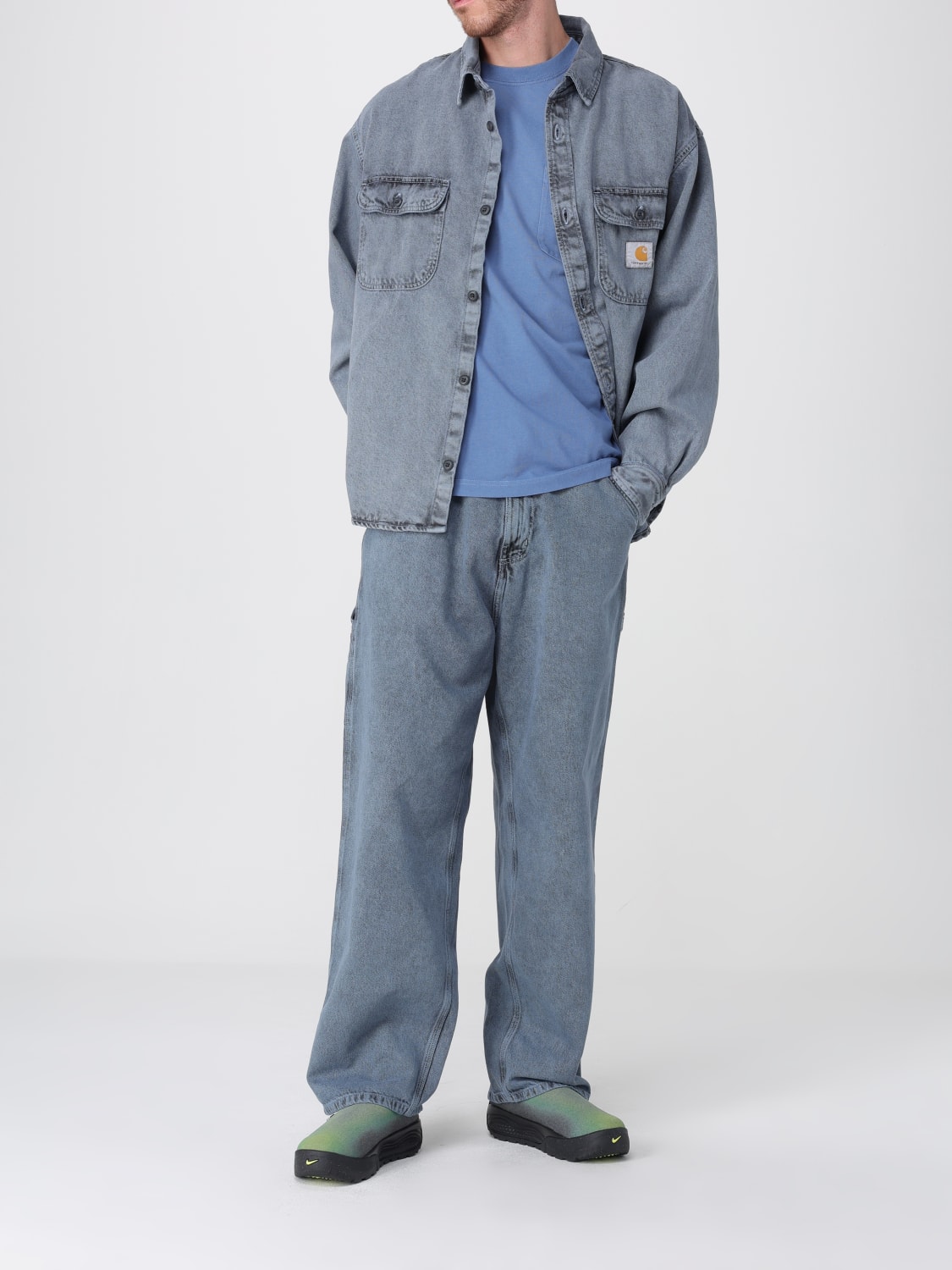 CARHARTT WIP JEANS: Pants men Carhartt Wip, Black - Img 2