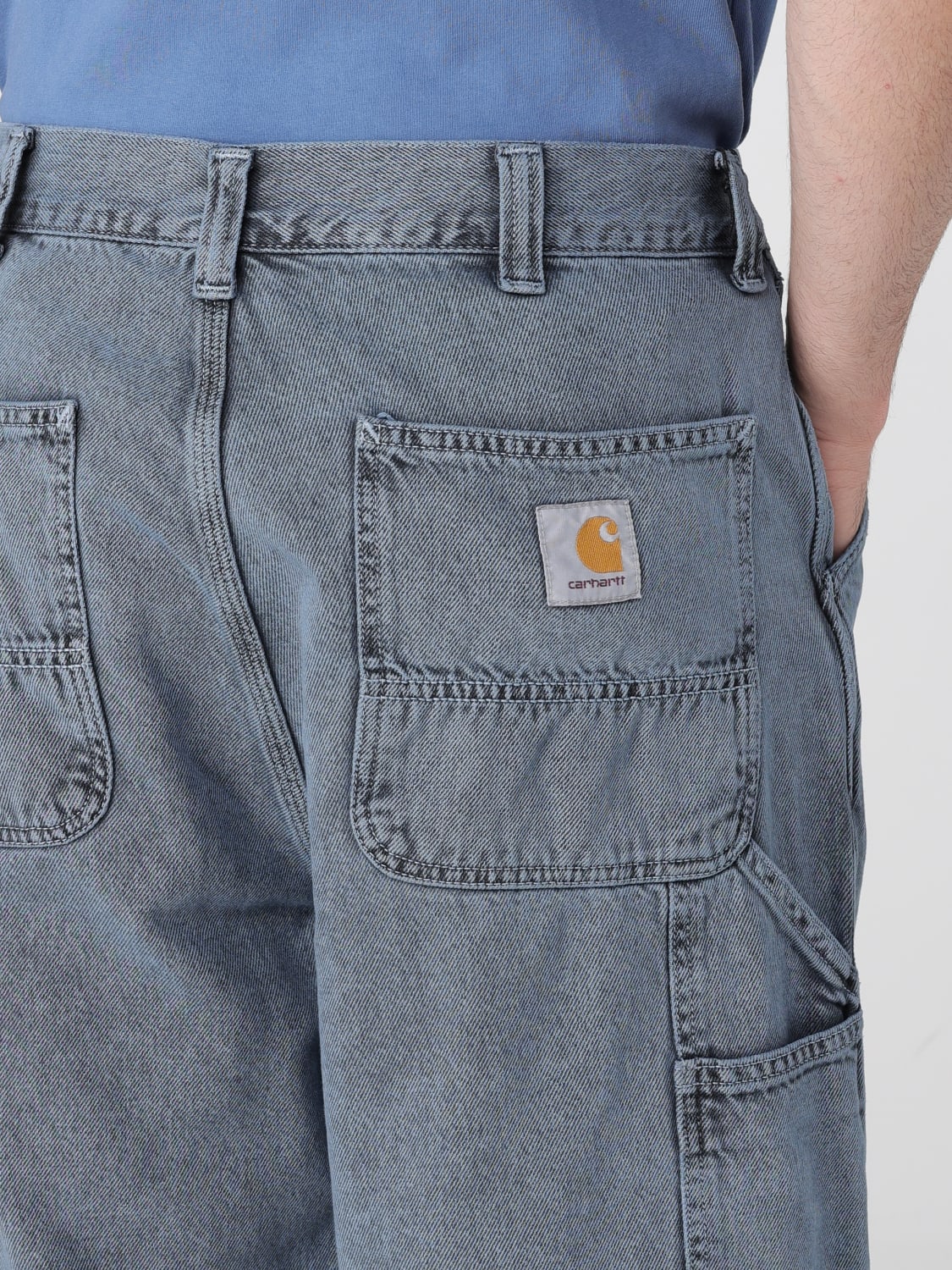 CARHARTT WIP JEANS: Pants men Carhartt Wip, Black - Img 4