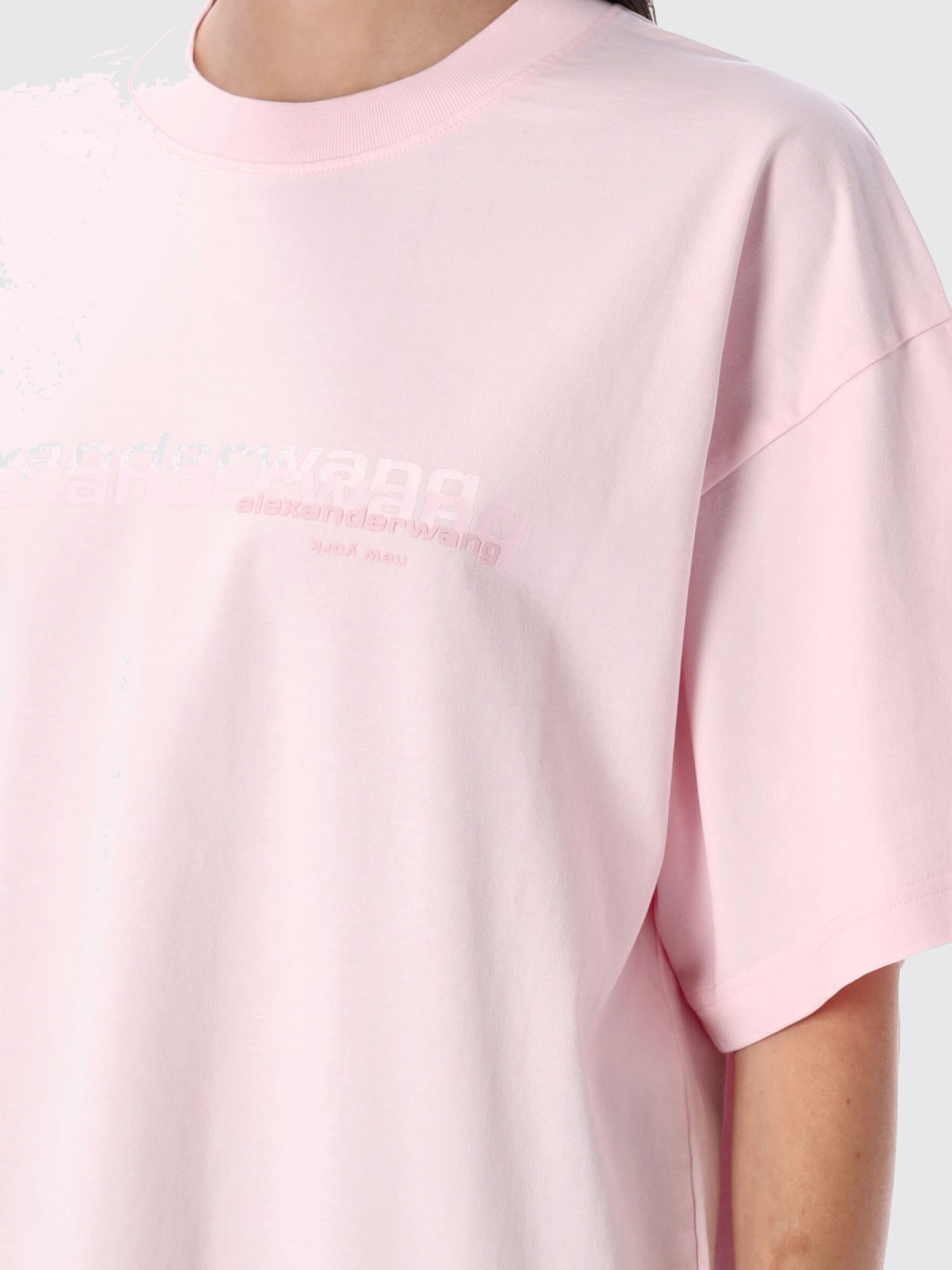 ALEXANDER WANG T-SHIRT: T-shirt woman Alexander Wang, Pink - Img 3