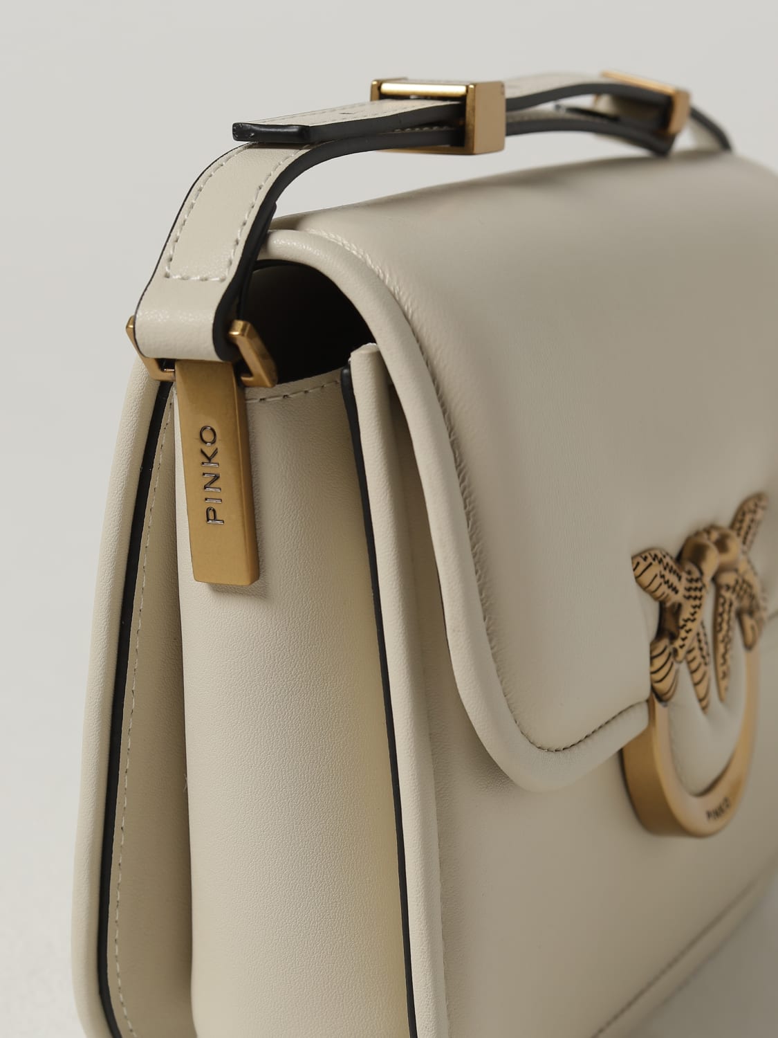 PINKO MINITASCHE: Schultertasche damen Pinko, Weiß - Img 4