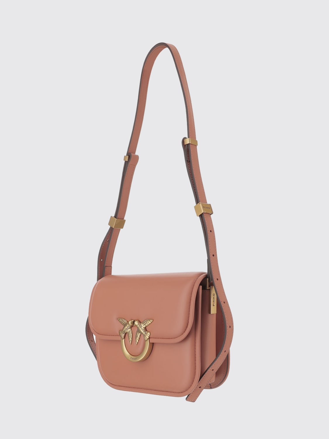 PINKO MINI BAG: Shoulder bag woman Pinko, Brown - Img 3