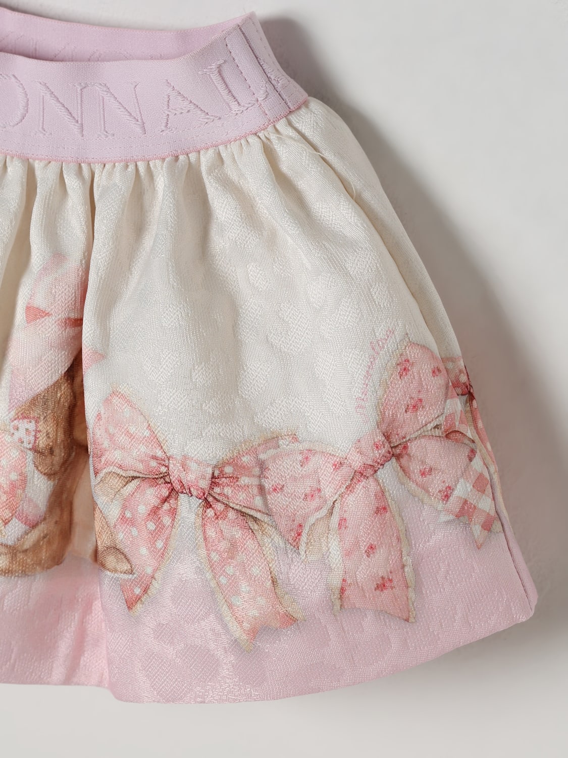 MONNALISA SKIRT: Skirt kids Monnalisa, Yellow Cream - Img 3