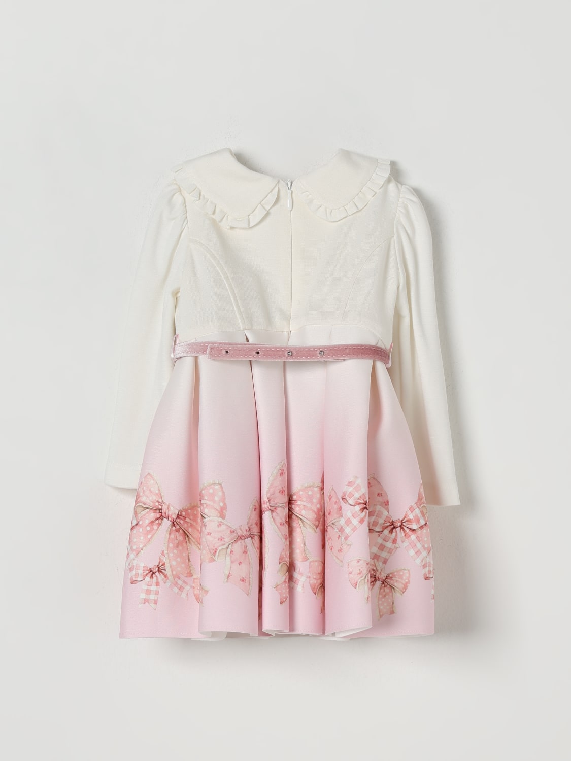 MONNALISA 连衣裙: 连衣裙 儿童 Monnalisa, 奶油黄 - Img 2