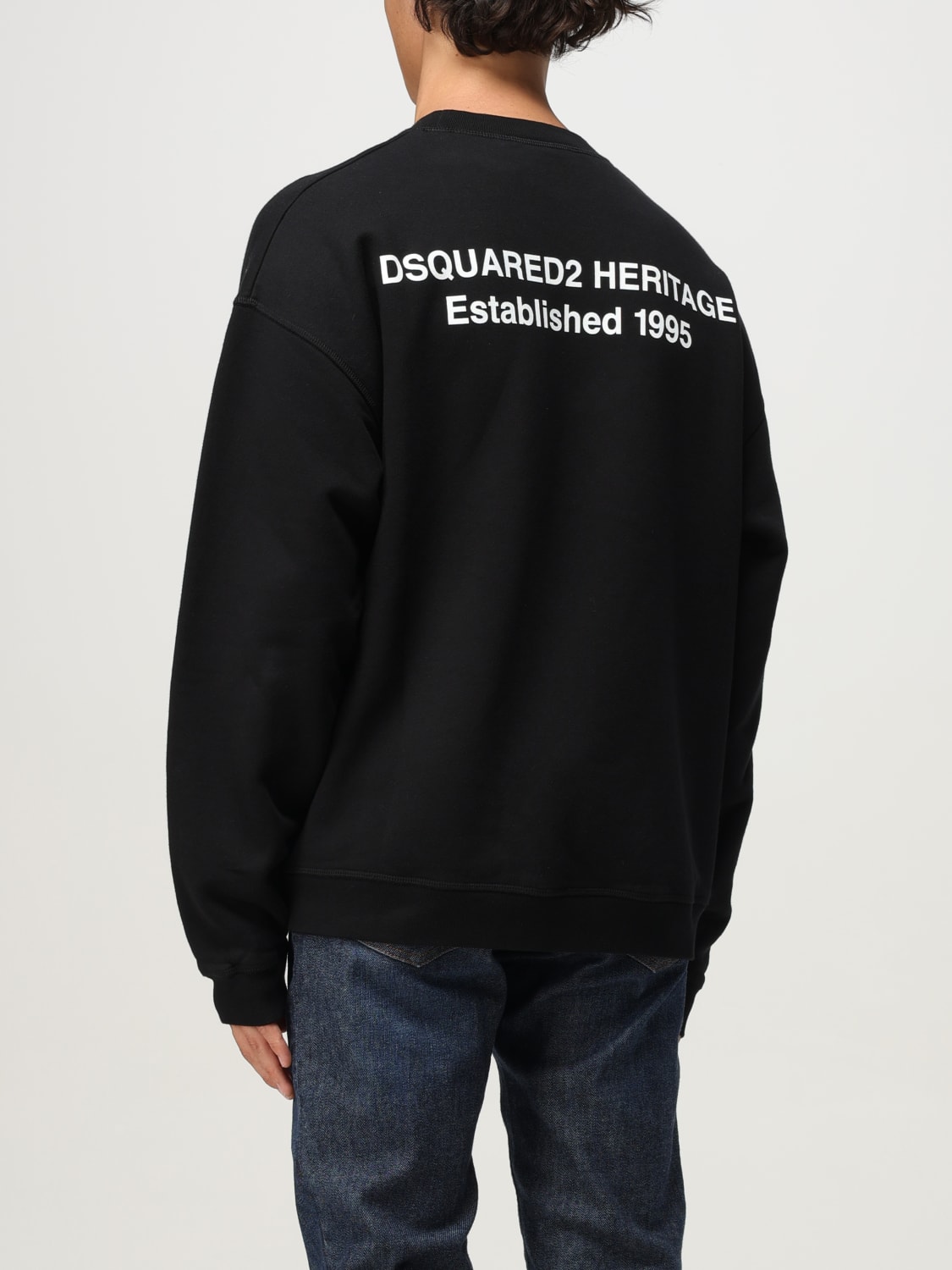 DSQUARED2 SWEATSHIRT: Sweatshirt men Dsquared2, Black - Img 2