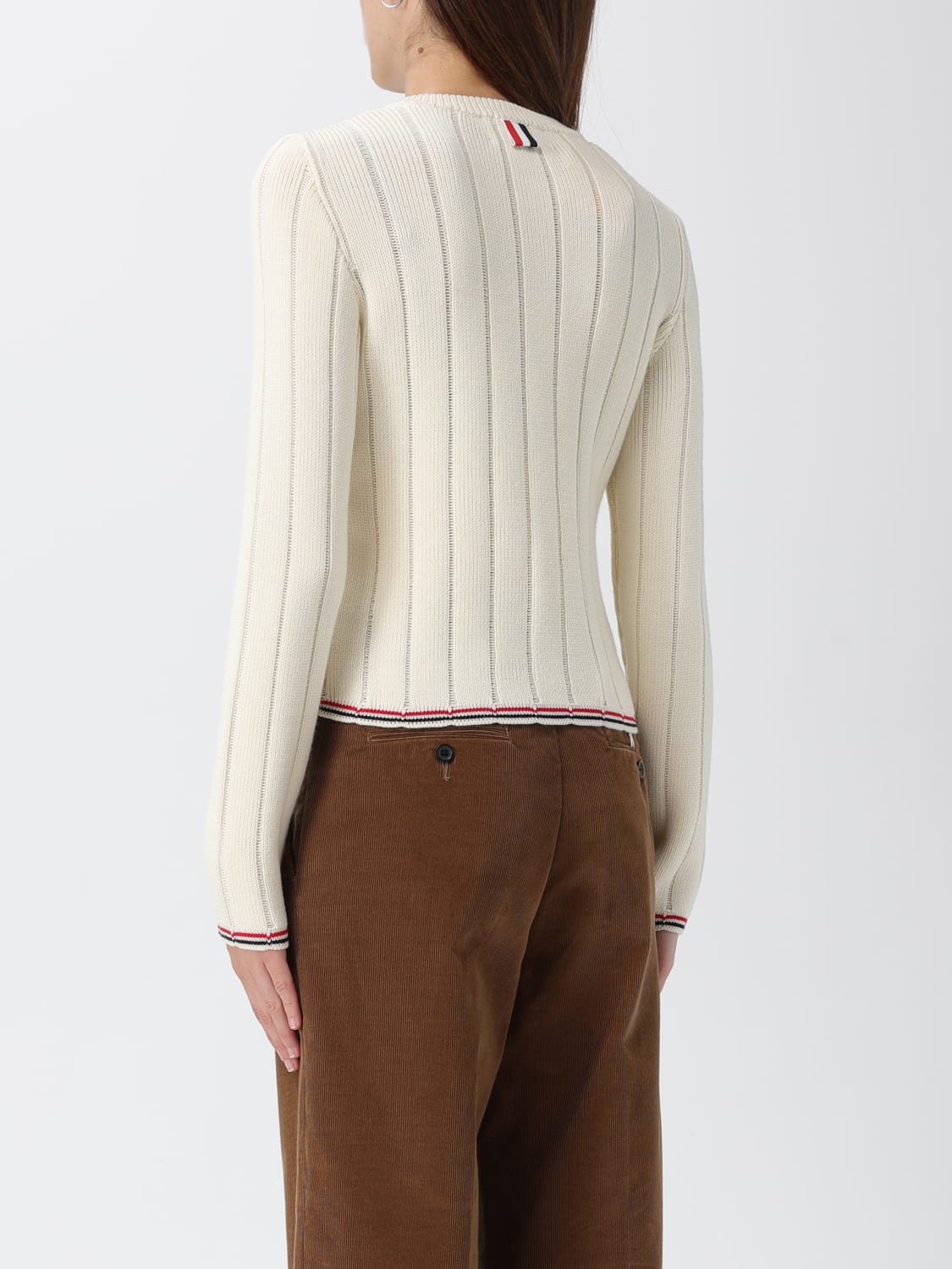 THOM BROWNE PULLOVER: Pullover damen Thom Browne, Weiß - Img 3