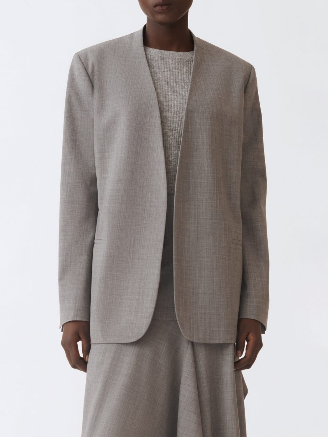 FABIANA FILIPPI BLAZER: Jacket woman Fabiana Filippi, Grey - Img 1