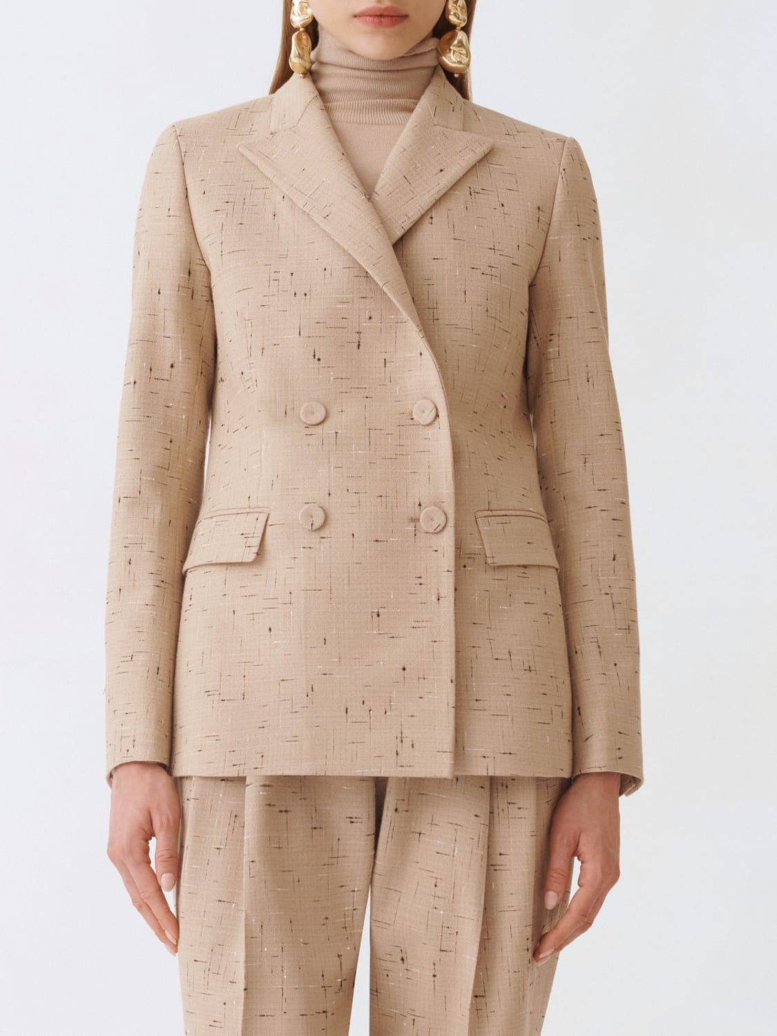 FABIANA FILIPPI JACKET: Jacket woman Fabiana Filippi, Honey - Img 1