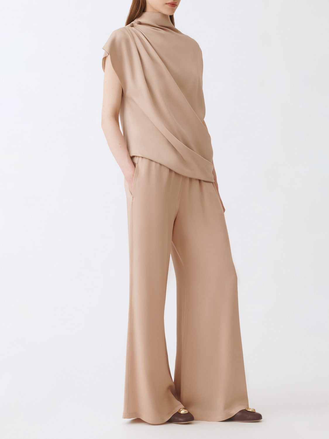 FABIANA FILIPPI PANTS: Pants woman Fabiana Filippi, Honey - Img 2