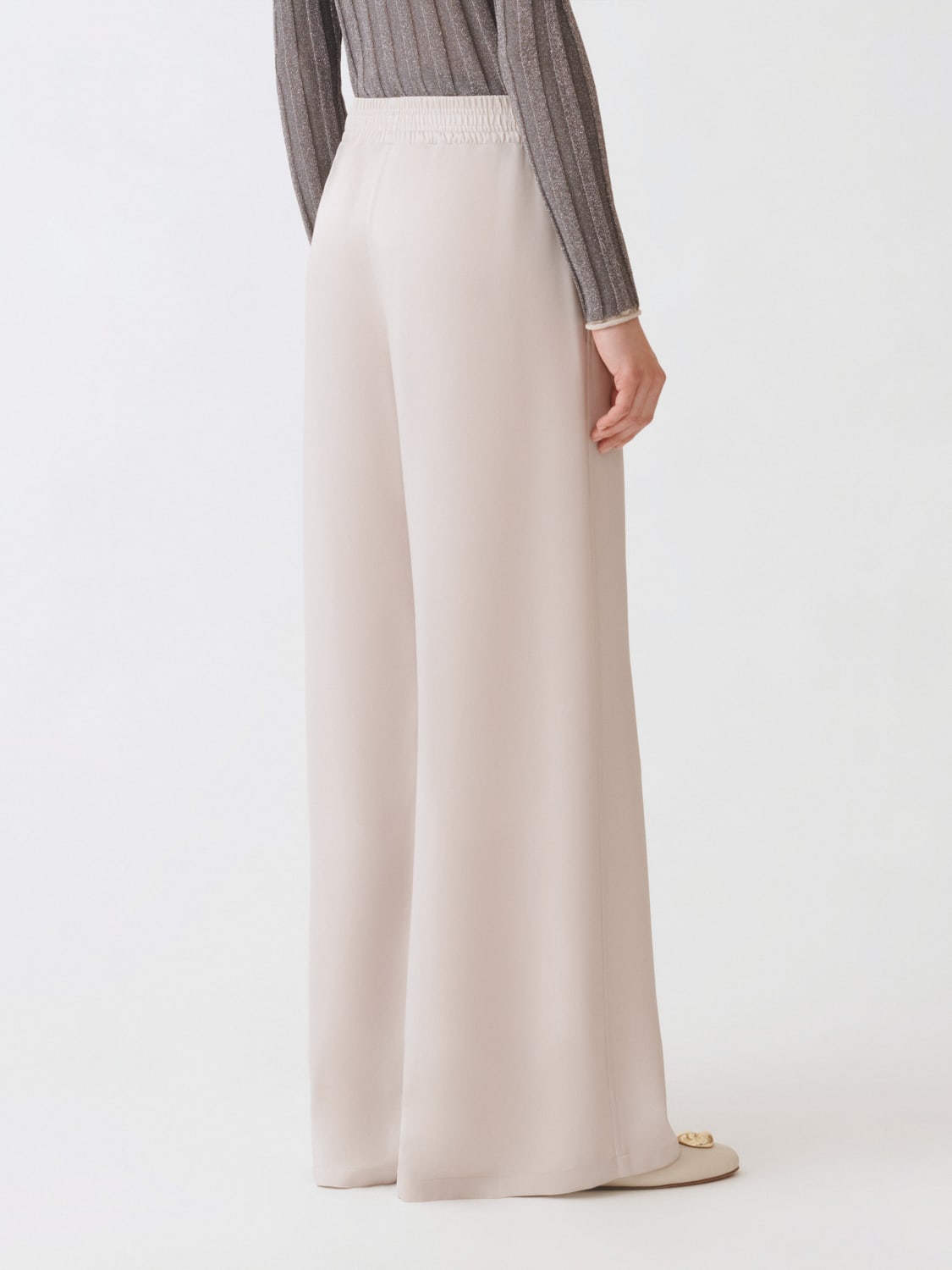 FABIANA FILIPPI PANTALON: Pantalon femme Fabiana Filippi, Poussière - Img 3