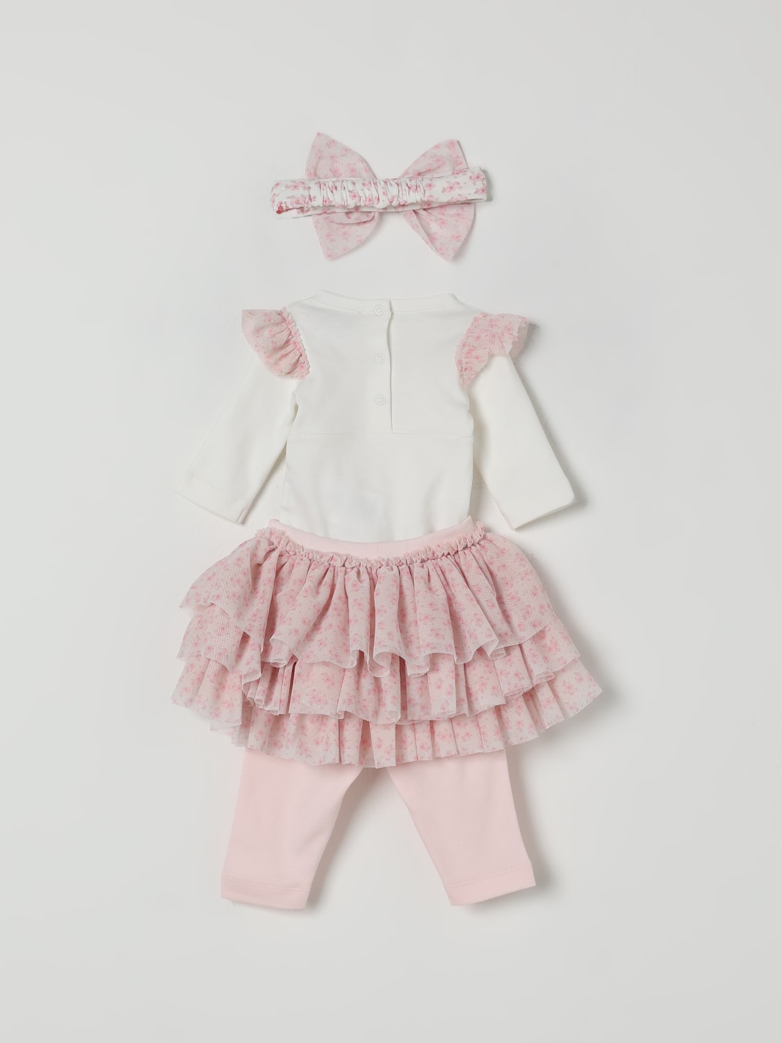 MONNALISA JUMPSUIT: Tracksuits kids Monnalisa, Yellow Cream - Img 2