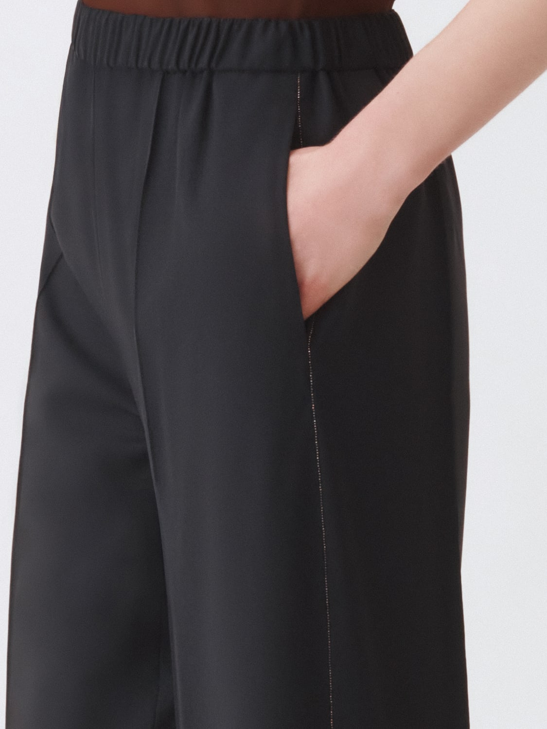 FABIANA FILIPPI PANTALON: Pantalon femme Fabiana Filippi, Bleu - Img 4