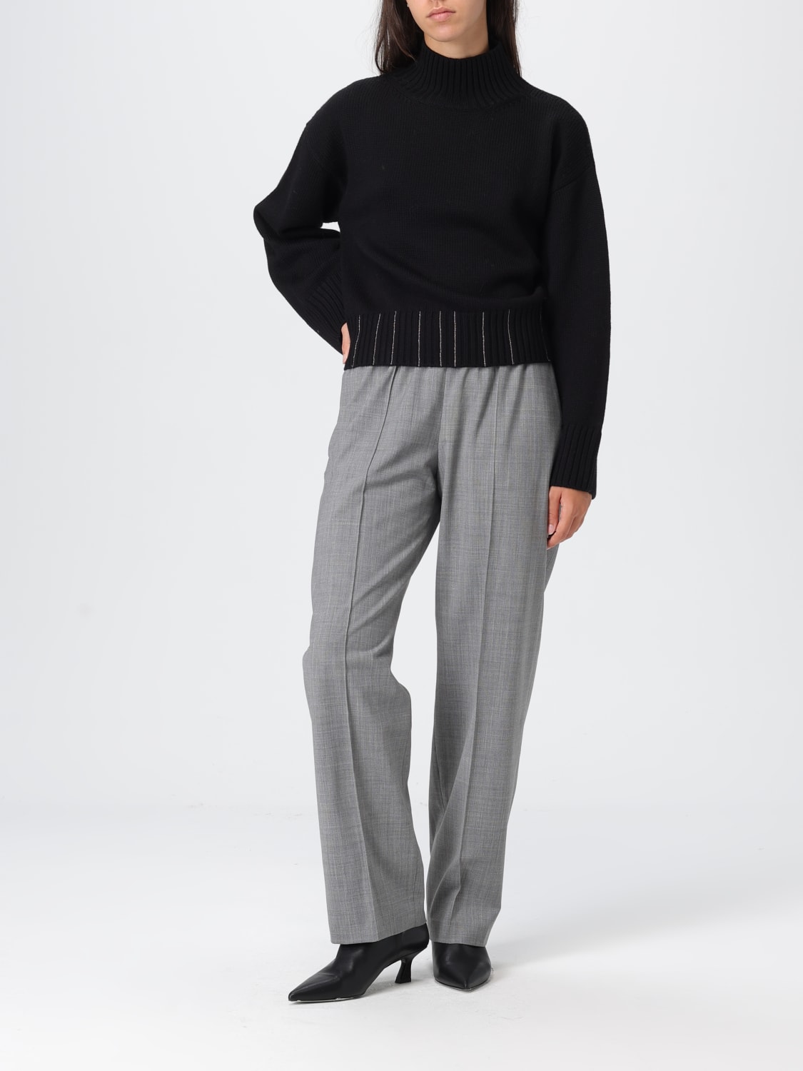 FABIANA FILIPPI HOSE: Hose damen Fabiana Filippi, Grau - Img 2