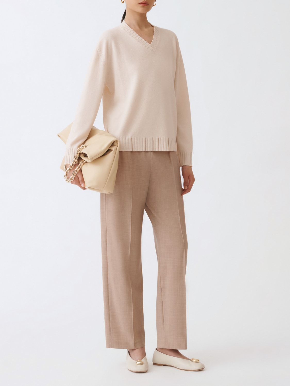 FABIANA FILIPPI PANTS: Pants woman Fabiana Filippi, Honey - Img 2