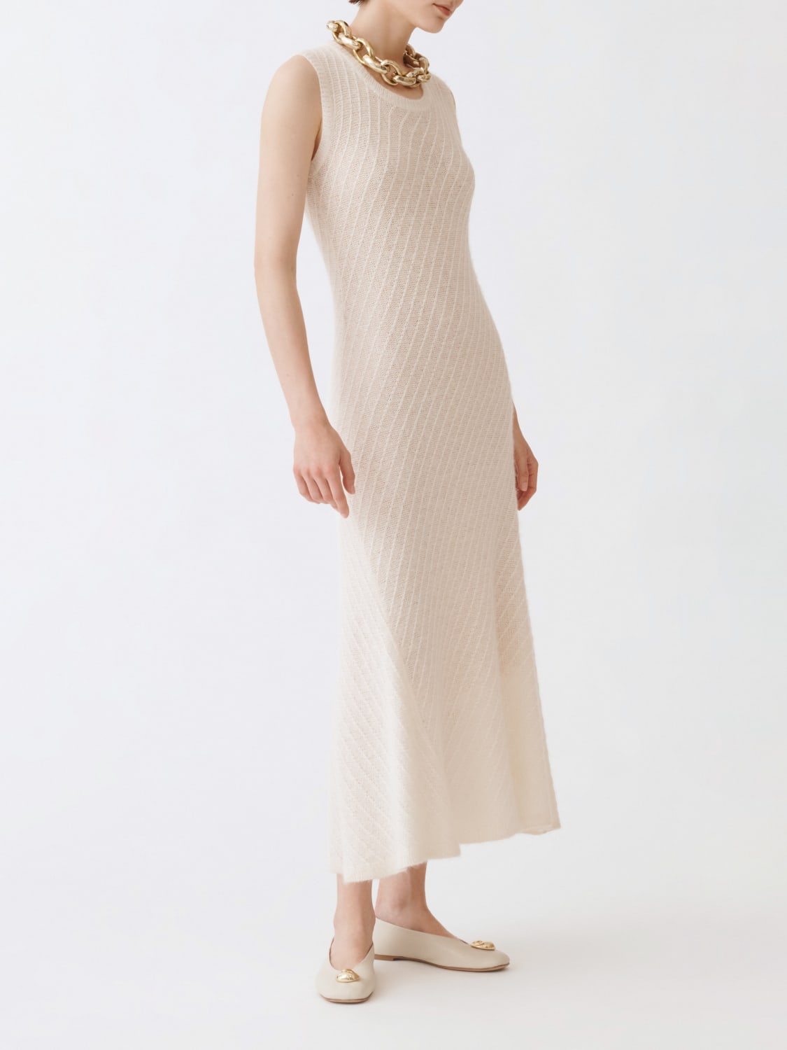 FABIANA FILIPPI KLEID: Kleider damen Fabiana Filippi, Weiß - Img 2