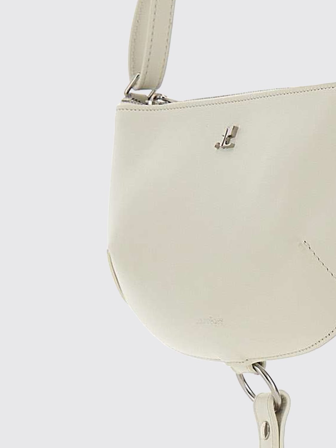 COURRÈGES CROSSBODY BAG: Shoulder bag woman CourrÈges, White - Img 3