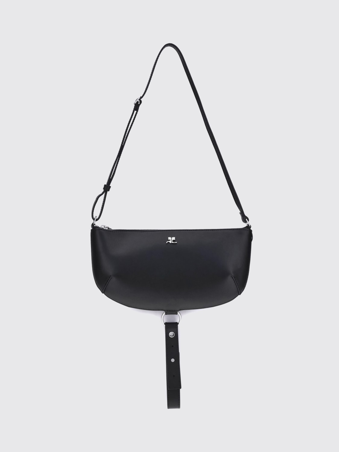COURRÈGES CROSSBODY BAG: Shoulder bag woman CourrÈges, Black - Img 1