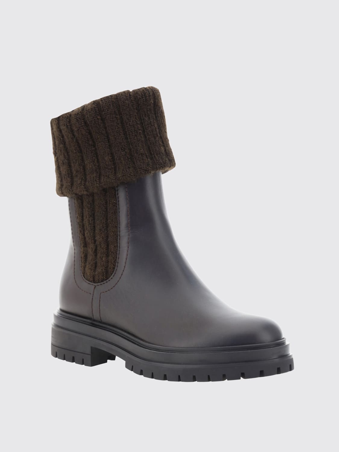 GIANVITO ROSSI BOTAS: Botas mujer Gianvito Rossi, Café - Img 2