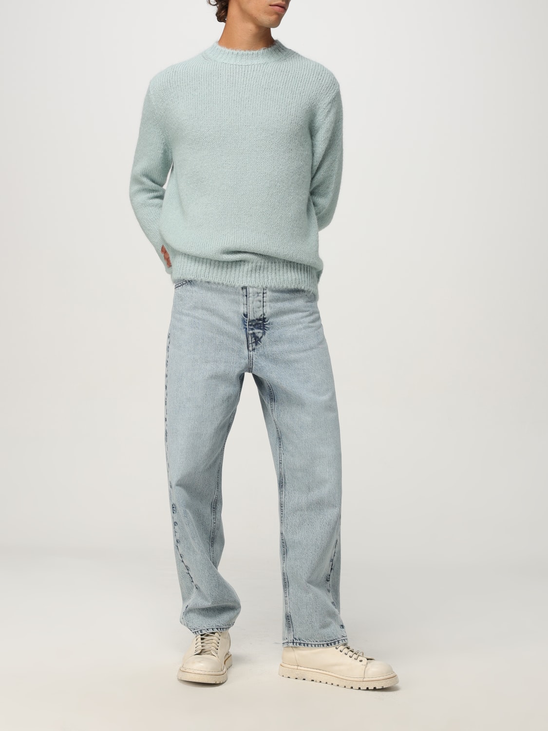 JIL SANDER SWEATER: Sweatshirt men Jil Sander, Dust - Img 2