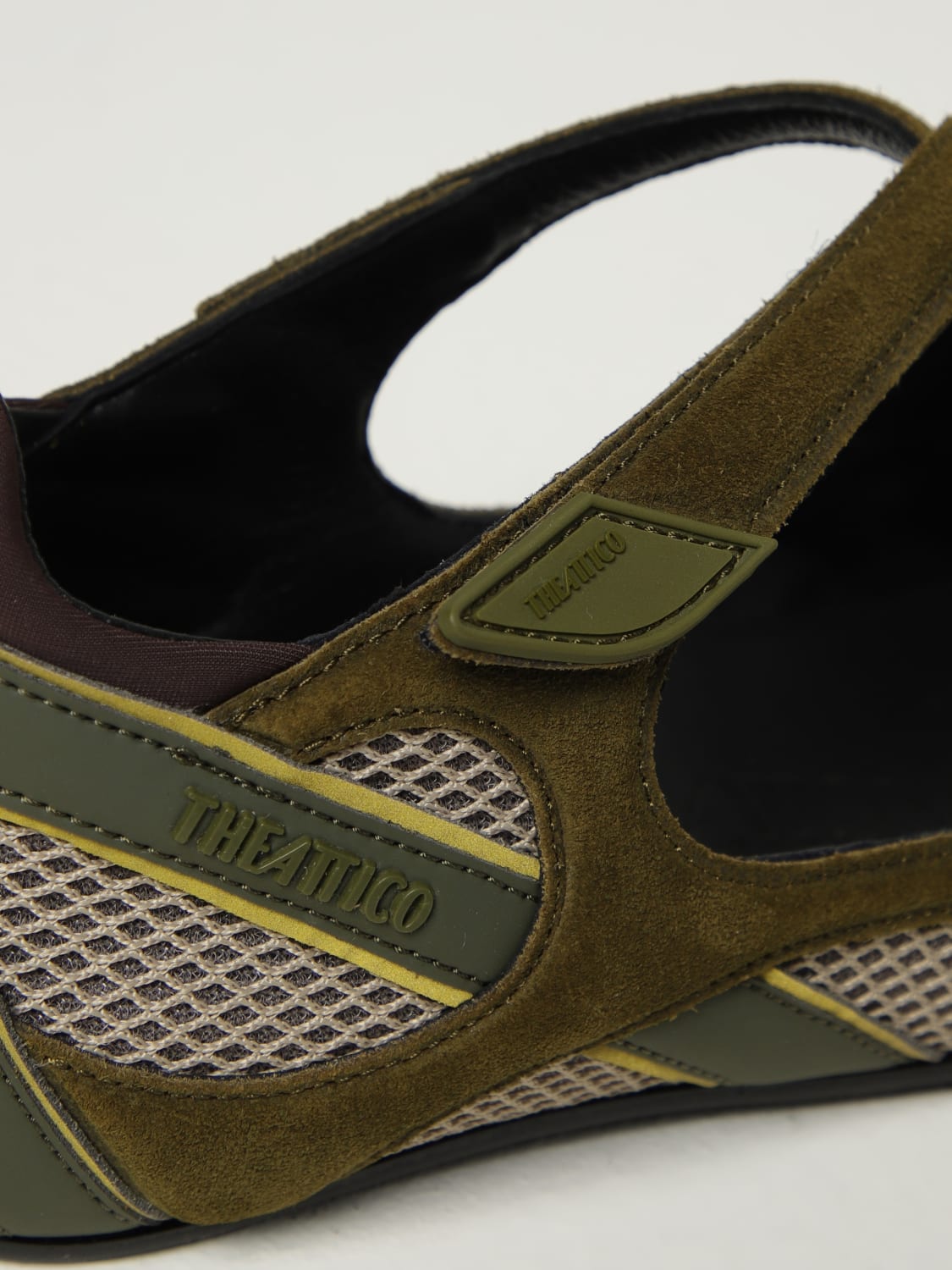 THE ATTICO MANOLETINAS: Manoletinas mujer The Attico, Verde - Img 4