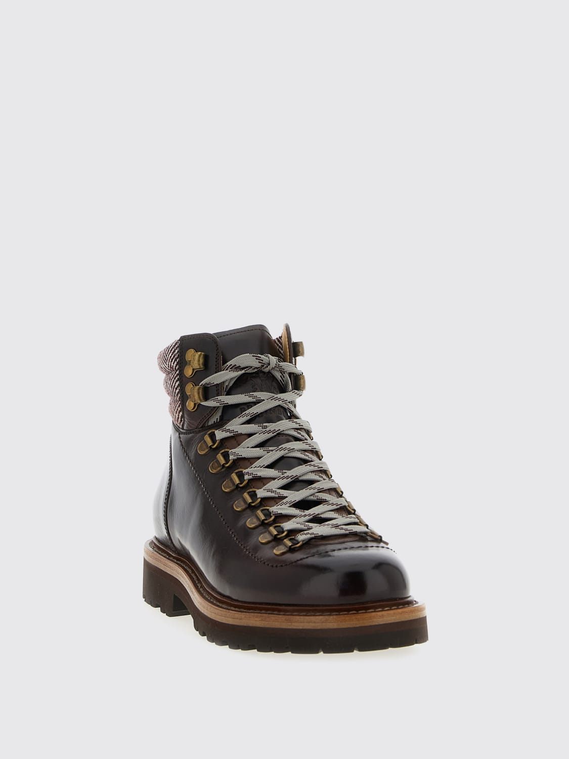 BRUNELLO CUCINELLI BOOT: Shoes men Brunello Cucinelli, Brown - Img 2