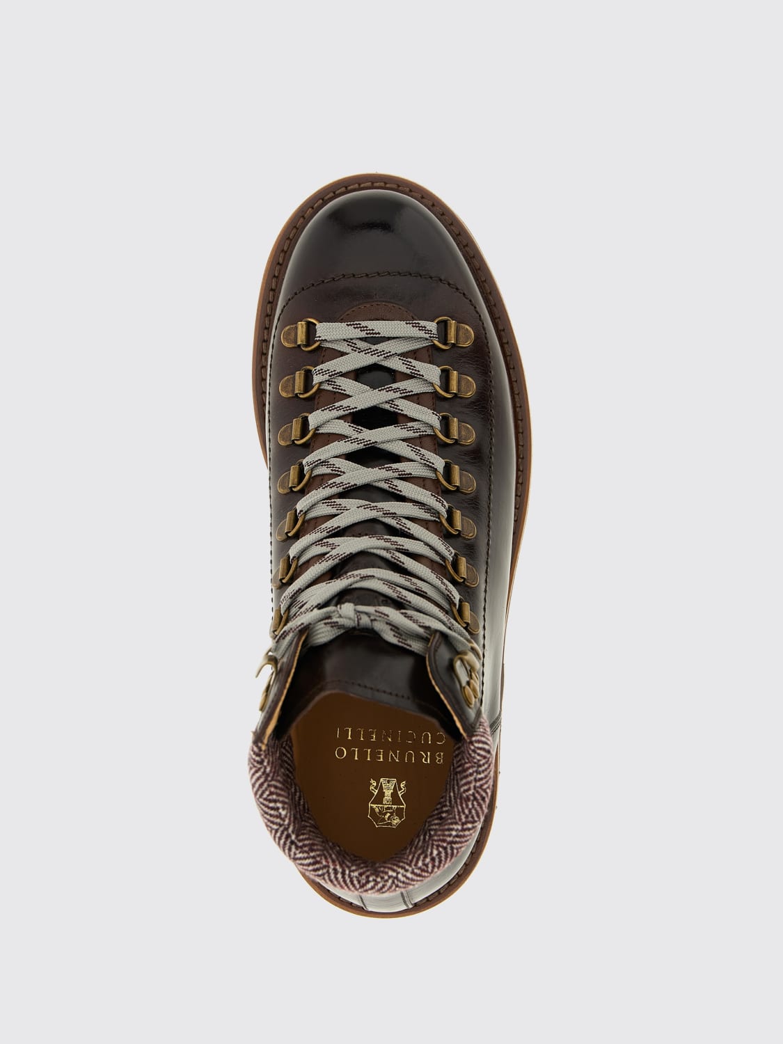 BRUNELLO CUCINELLI BOOT: Shoes men Brunello Cucinelli, Brown - Img 4