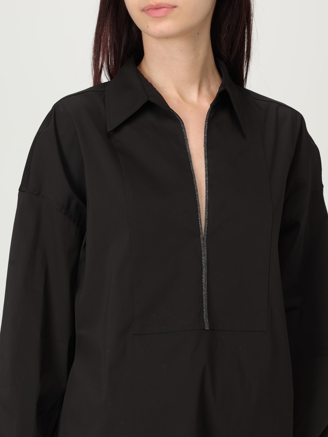 BRUNELLO CUCINELLI TOP: Top woman Brunello Cucinelli, Black - Img 5