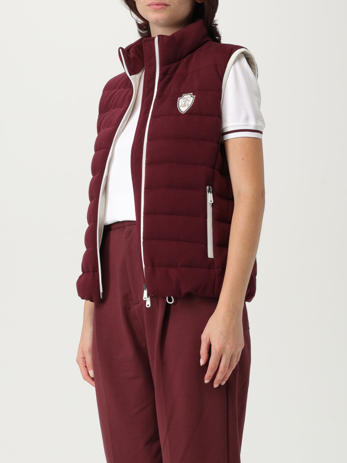 BRUNELLO CUCINELLI CHALECO: Chaleco mujer Brunello Cucinelli, Granate - Img 4