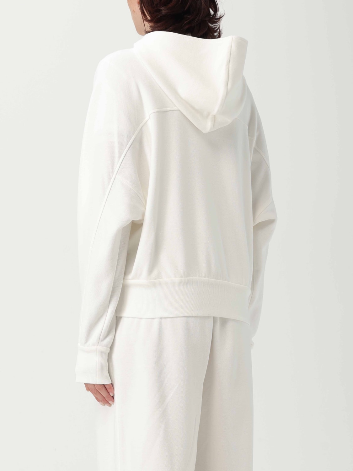 BRUNELLO CUCINELLI SWEATSHIRT: Pullover damen Brunello Cucinelli, Weiß - Img 3