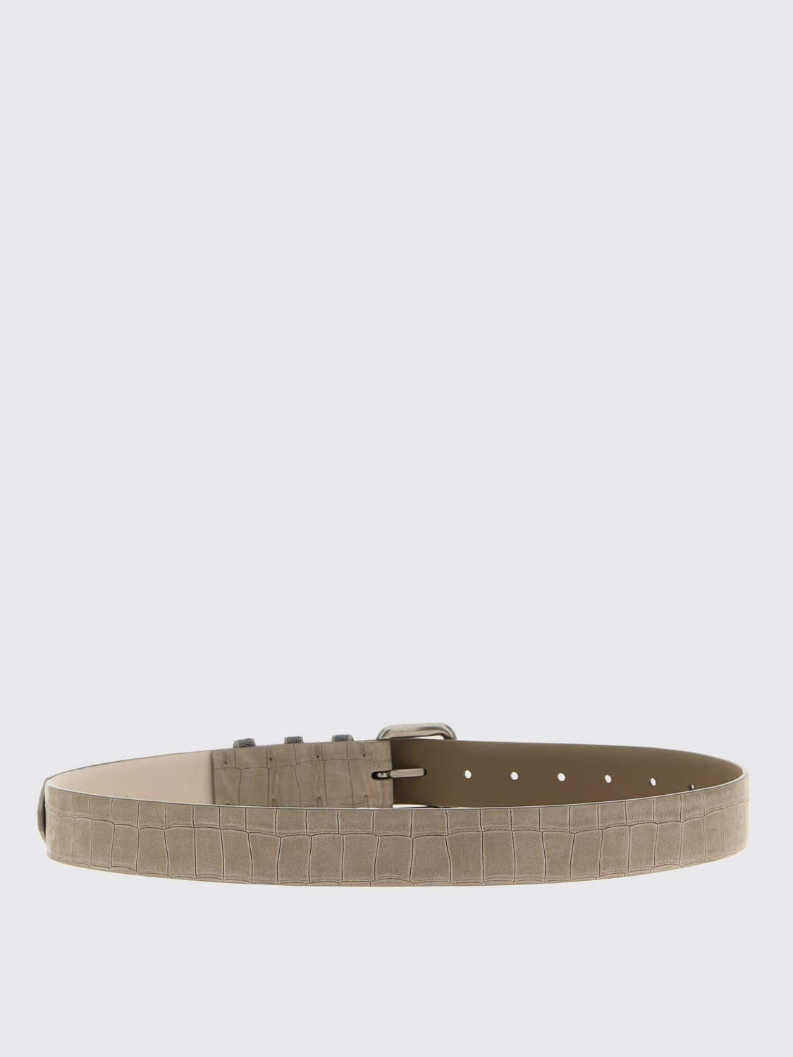 BRUNELLO CUCINELLI BELT: Belt woman Brunello Cucinelli, Grey - Img 2
