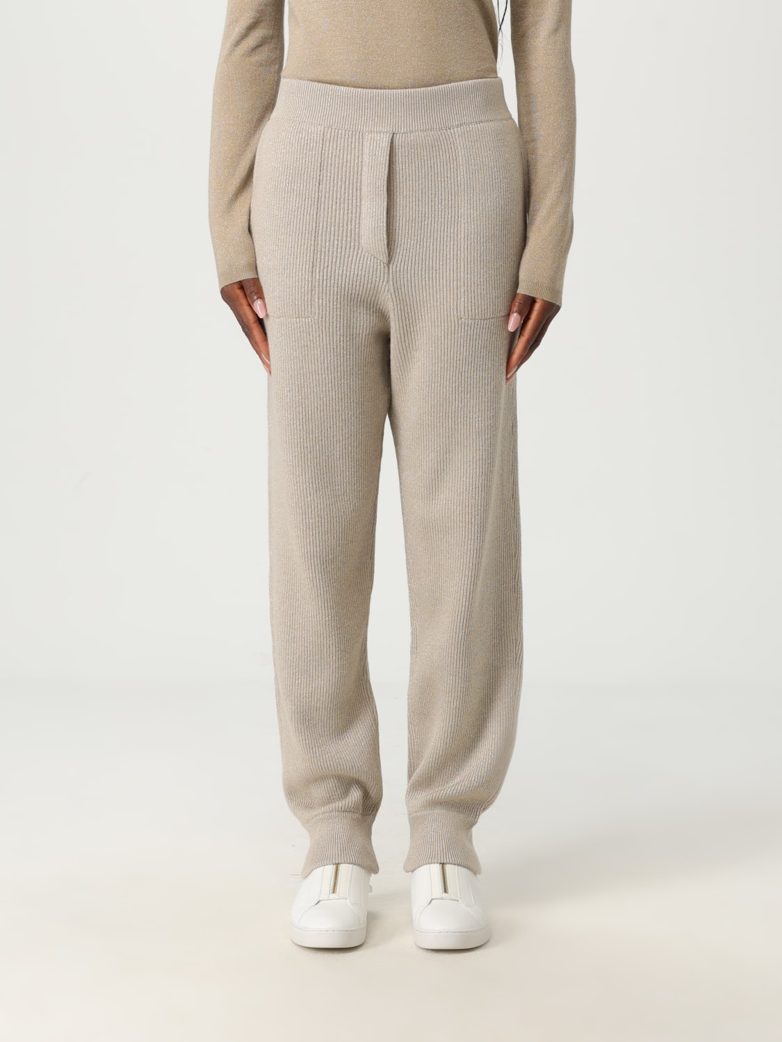 BRUNELLO CUCINELLI PANTALON: Pantalon femme Brunello Cucinelli, Or - Img 1