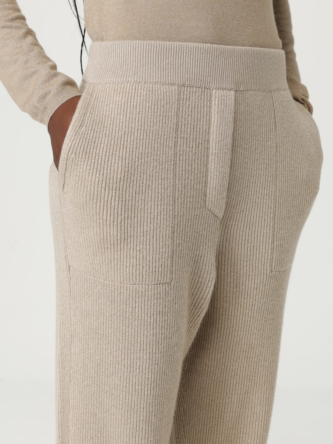 BRUNELLO CUCINELLI PANTALON: Pantalon femme Brunello Cucinelli, Or - Img 5