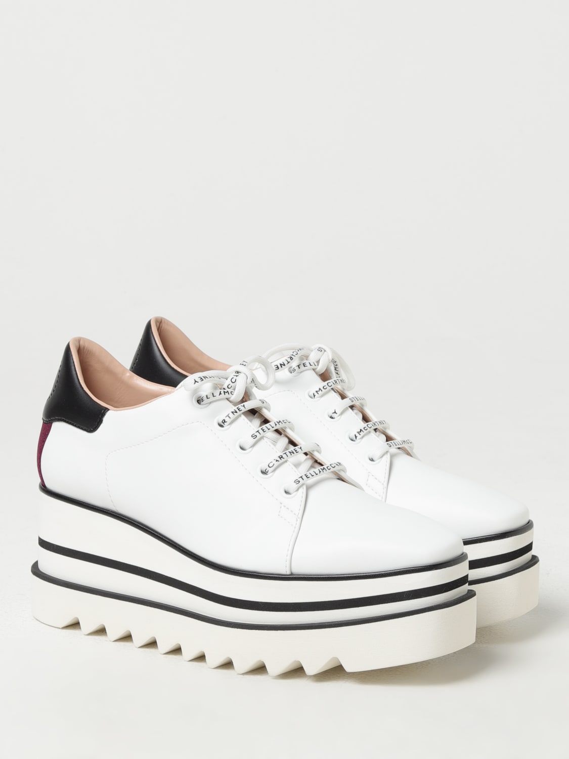 STELLA MCCARTNEY DERBIES: Chaussures femme Stella McCartney, Blanc - Img 2